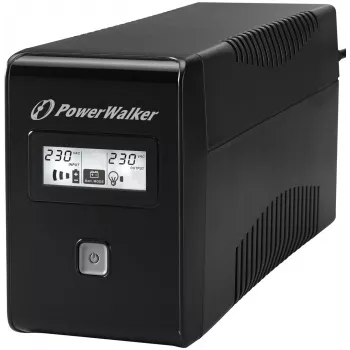 PowerWalker VI 850 LCD nepārtrauktās barošanas avots (UPS) Line-Interactive 0.85 kVA 480 W