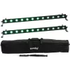 LED Bar Set EUROLITE 20000663 2x 12 QCL RGB UV - skatuves apgaismojuma stieņi