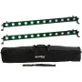 LED Bar Set EUROLITE 20000663 2x 12 QCL RGB UV - skatuves apgaismojuma stieņi