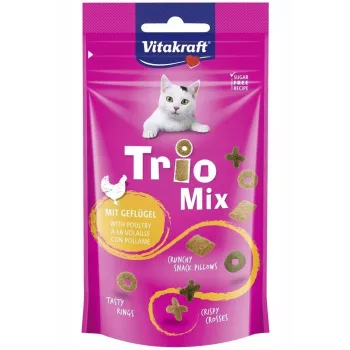 VITAKRAFT Trio Mix Poultry - kaķu kārums - 60g