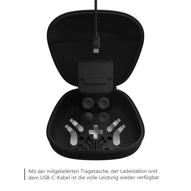 Spēļu kontrollera piederums Microsoft Xbox Elite Wireless Controller Series 2 Complete Component Pack melns sudrabains
