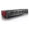 Audio interfeiss Tascam US-4X4HR – 4x XLR combo, 4 analogās izejas, 56 dB mikrofona priekšpastiprinātājs, 192 kHz, USB 2.0, darbvirsmas, melns