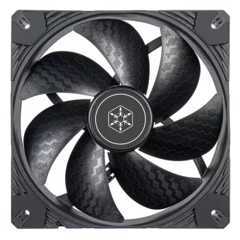Dzesēšanas ventilators SILVERSTONE SST-SF140B 140mm melns aksiālais datora korpusa ventilators