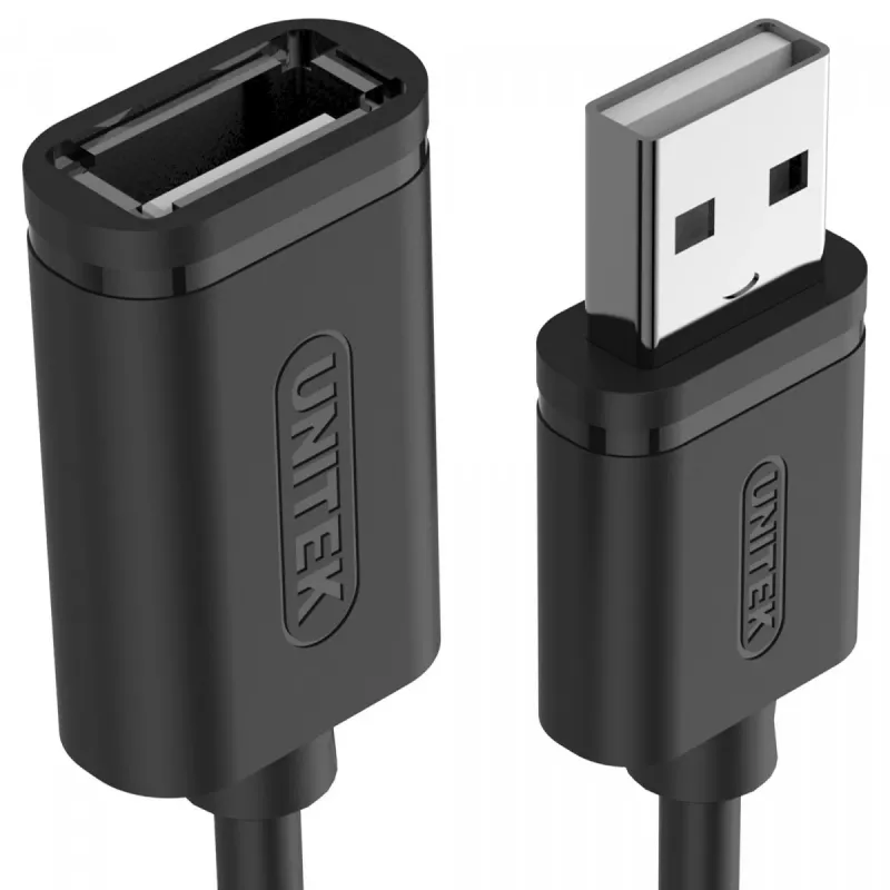 Pagarinātājkabelis Unitek Y-C428GBK USB 2.0, Am-af