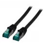 EFB-Elektronik RJ45 komutācijas kabelis Cat.6A S/FTP LSZH melns 2m Ražotājs: EFB Elektronik (MK6001.2B)