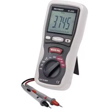 Voltcraft Komponententester digital R-200 CAT III 600 V Displejs (Rādījumi): 4000 (R-200)