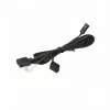 White Shark Pulsar datora korpusa ventilators 12 cm melns
