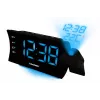 Blaupunkt CRP81USB radio modinātājs ar projekciju un USB uzlādi, melns