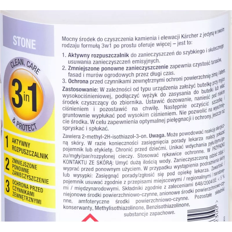 Universāls tīrīšanas līdzeklis Kärcher 6.295-765.0, 1000 ml, kodīgs