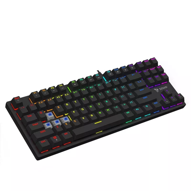 Mehāniskā tastatūra RGB Tempest X2 Outemu Blue Savio Savgk-tempest X2 Bl