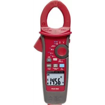 Benning CM 10-PV strāvas mērīšanas knaibles digitālais datu reģistrētājs CAT IV 600 V Displejs (Ciparu skaits): 6000 (044683)