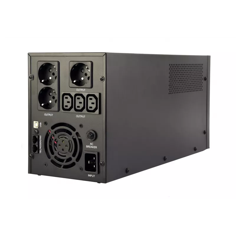 Gembird EG-UPS-036 nepārtrauktās barošanas avots (UPS) Line-Interactive 3 kVA 1800 W 6 AC kontaktligzdas
