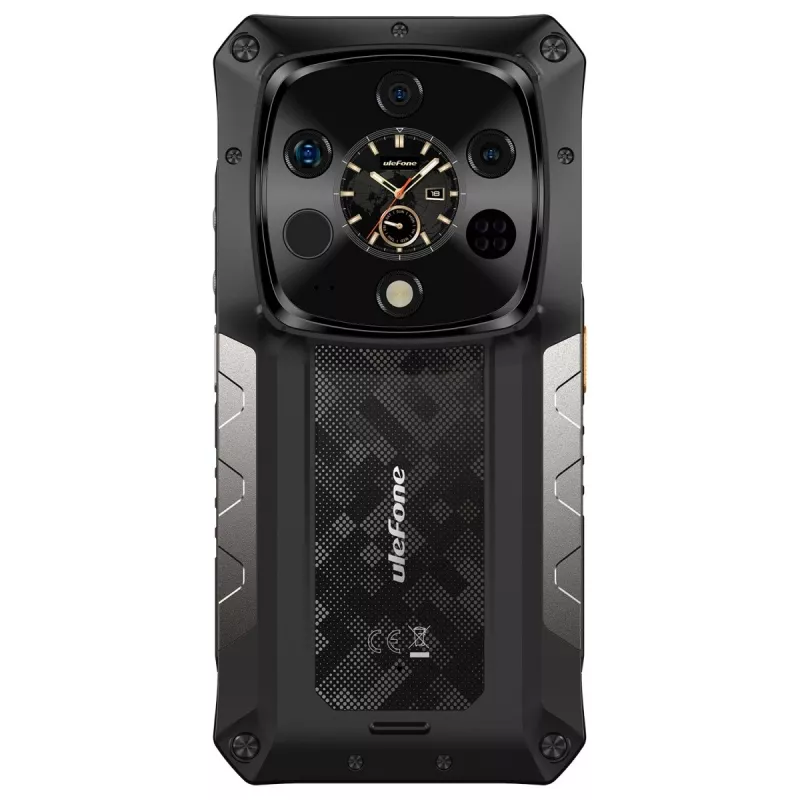 Izturīgs viedtālrunis UleFone Armor 28 Ultra Thermal 5G — 16GB RAM, 1TB krātuve, melns