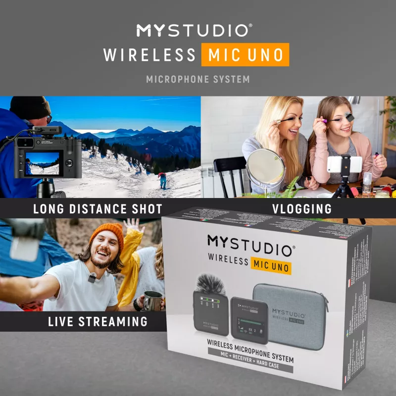 Mikrofons Easypix MyStudio Wireless Mic Uno 62023