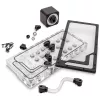 Pump distribution plate EK Water Blocks EK-QuantumX Loophole D5 PWM Melns Plexiglass