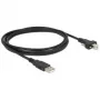 USB kabelis DeLOCK 2m USB 2.0 USB A USB B melns