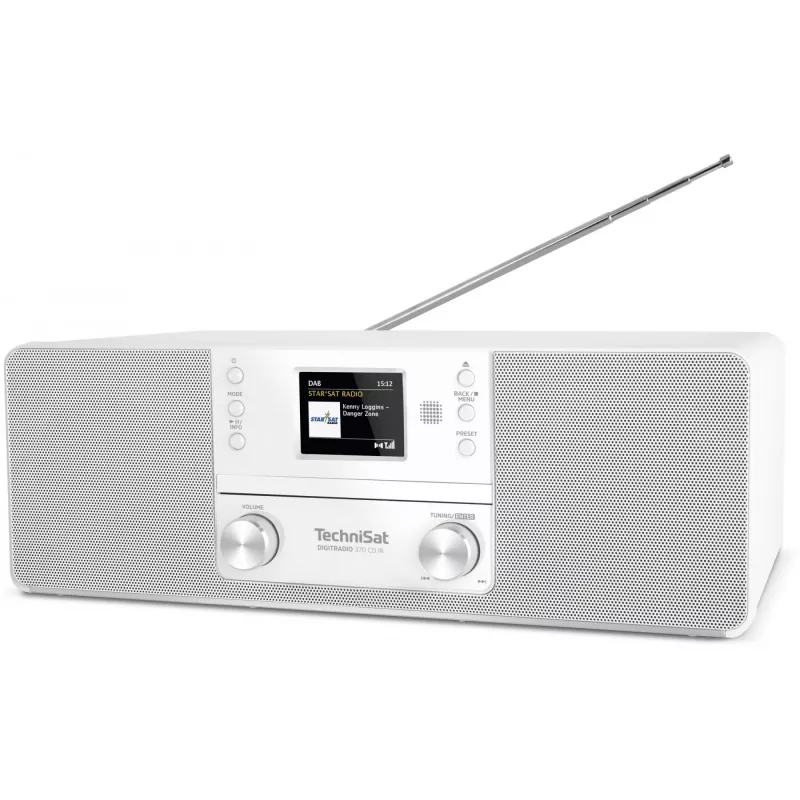 TechniSat DigitRadio 370 CD IR DAB radio Cd / MP3-Player Digital Player Radio Interneta radio Bluetooth-Audio uztvērējs 10Watt