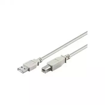Diverse Cable USB 2.0 (double-shielded, pelēka) (50953)