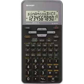 Zinātniskais kalkulators Sharp EL-531TH — 10 ciparu displejs, darbināms ar saules enerģiju, modelis 82-EL531TH-GY