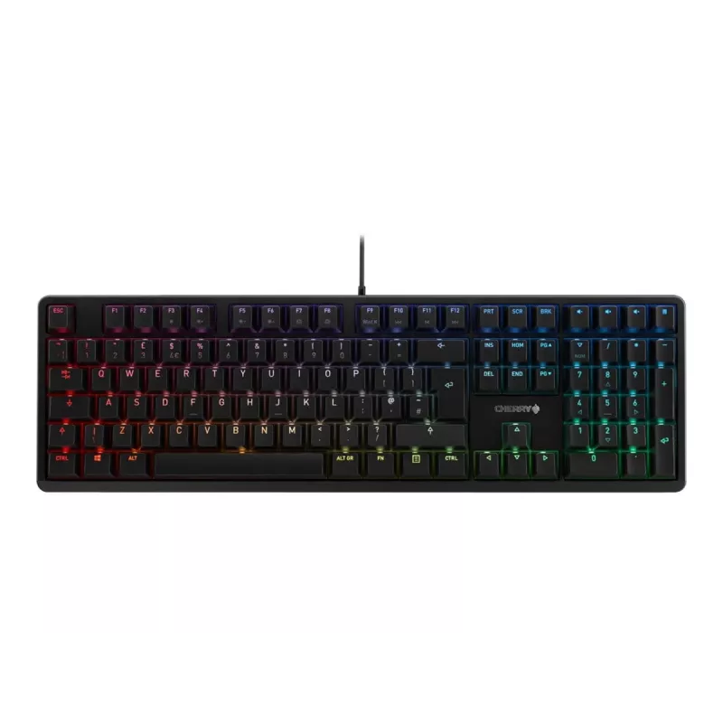CHERRY G80-3000N RGB tastatūra Universāla USB QWERTZ vācu melna