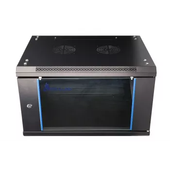 Sienas skapis Extralink 6U 600x600 melns