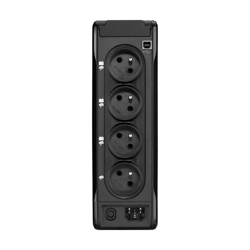 Nepārtrauktās barošanas avots Eaton 3P Ellipse 900, gaidstāves (bezsaistes) 0,9 kVA / 540 W, 4 maiņstrāvas ligzdas, USB-A/USB-C, 9 Ah baterija