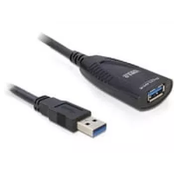 USB kabelis DeLOCK 83089 USB 3.0 5m melns