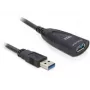 USB kabelis DeLOCK 83089 USB 3.0 5m melns