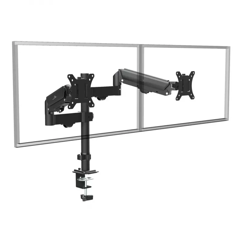 Maclean 2 monitoru stiprinājums, gāzes atspere, 17-32, 2-10kg, melns, MC-136