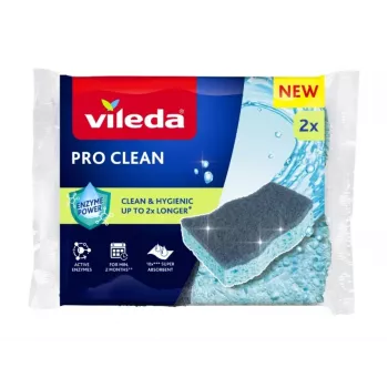Viskozes beržamais ar enzīmiem Vileda Pro Clean 2 gab.