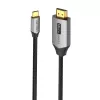 Vention USB-C uz HDMI kabelis CRBBH — 2 m, 4K@60Hz, melns, USB-C uz HDMI