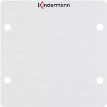 Sienas plāksne/slēdža pārsegs Kindermann 7444000500 Alumīnijs