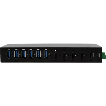 USB centrmezgls Exsys EX-12290HMS — 10 portu USB 3.2 Gen 2x1 ar 4× USB-C un 6× USB-A