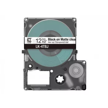 Etiķešu printeris Epson C53S672065 melns caurspīdīgs 1,2 cm platums