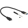 SSD korpuss DeLOCK 42594 melns sudrabains M.2