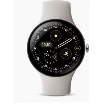 Google Pixel Watch 4 - 45 mm - Alumīnija sudraba pulēts (GA09308-EU)
