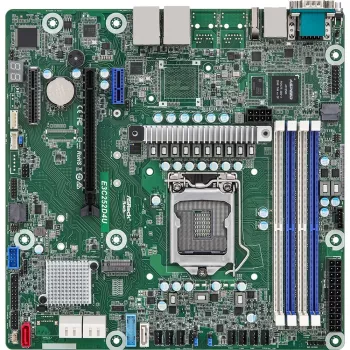 Motherboard ASRock E3C252D4U Intel C252 micro ATX LGA 1200, 4x DDR4 DIMM, max 32 GB, M.2, SATA, RAID5, Intel I210