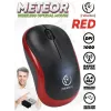 Bezvadu optiskā pele Rebeltec METEOR sarkana RBLMYS00049 USB