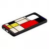 Aizsargājošs tālruņa maciņš iKins Samsung Galaxy S20 Ultra — Mondrian Melns