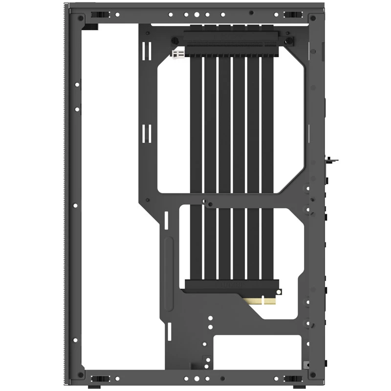 Supd Riser lentes kabelis - PCIe 4.0, 270 mm, melns