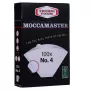 Kafijas filtrs MOCCAMASTER 85022 — papīra filtri, balti, iepakojumā 100 gab.