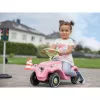 Bobby-Car-Classic Flower, stumjamais auto rozā/gaiši zaļš