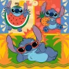 Bērnu puzle Ravensburger Disney Stitch — 3 x 49 gabaliņi, piemērota bērniem