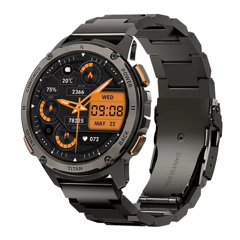 Smartwatch FW110 Titan Chronos melns
