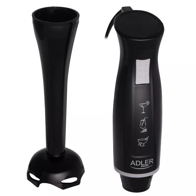 Adler rokas blenderis | AD 4622 | Rokas blenderis | 300 W | Ātrumu skaits 1 | Melns