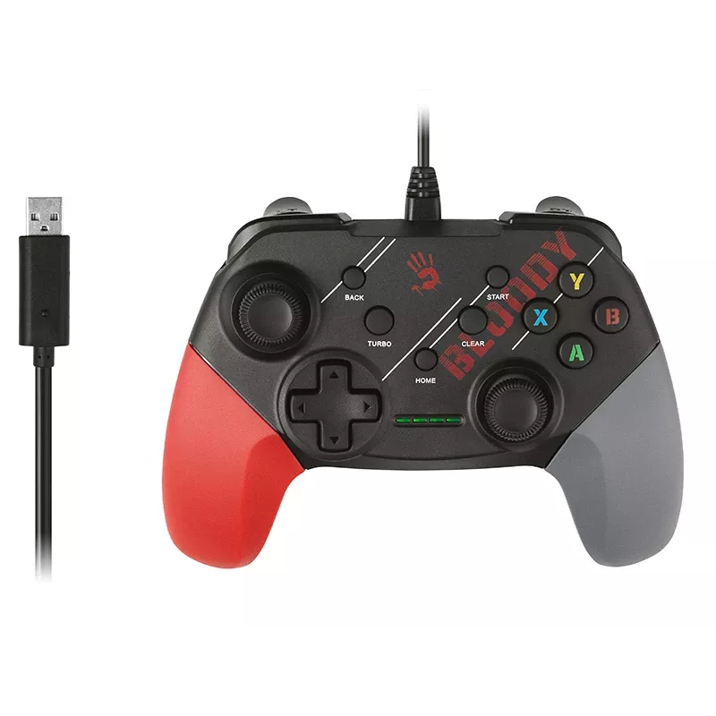 Vadu spēļu pele A4Tech Bloody GP30 sarkana — ergonomisks dizains, USB savienojums
