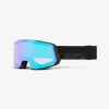 100% SNOWCRAFT aizsargbrilles ziemas sportam Melnas Unisex Zaļa, spoguļa, tirkīza Cilindriskas (plakanas) lēcas