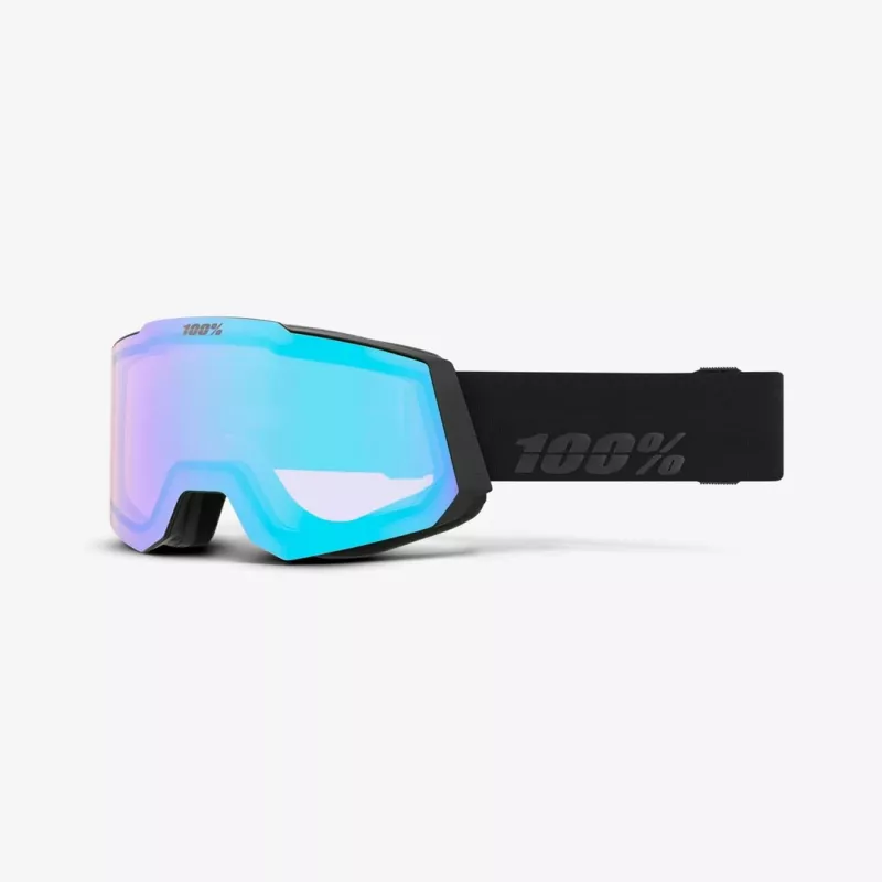 100% SNOWCRAFT aizsargbrilles ziemas sportam Melnas Unisex Zaļa, spoguļa, tirkīza Cilindriskas (plakanas) lēcas