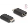 HDMI dzimuma mainītājs DeLOCK 64325 melns savienotājs 1 HDMI savienotājs 2 HDMI