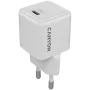 CANYON lādētājs CU20C GaN 20W 1xPD EU Balts